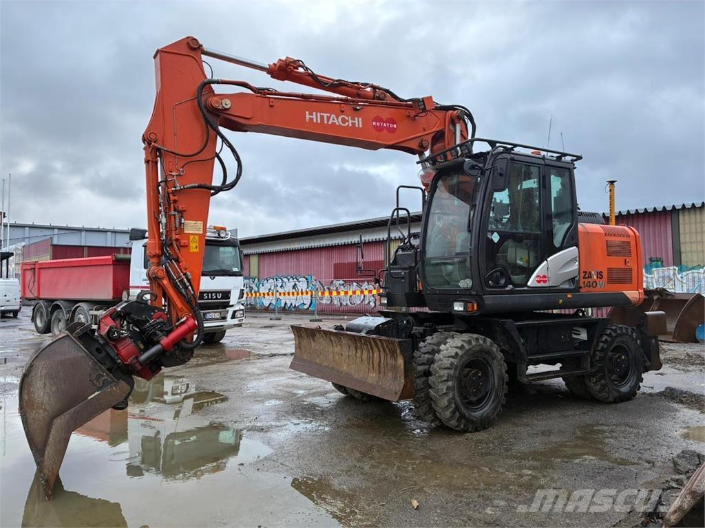 Hitachi ZX140W Escavadoras de rodas