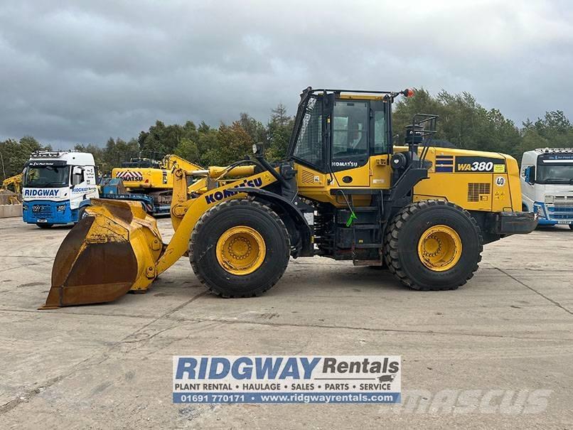 Komatsu wa380 Pás carregadoras de rodas