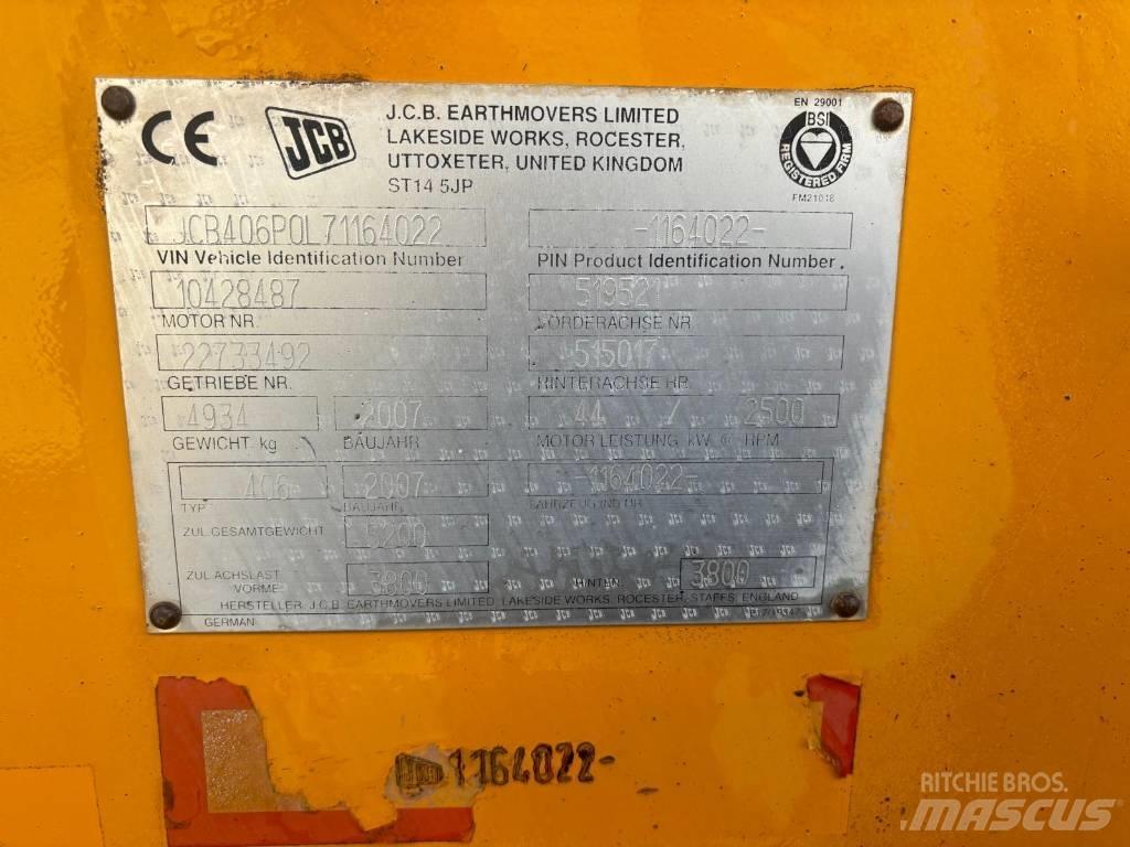 JCB 406 Pás carregadoras de rodas