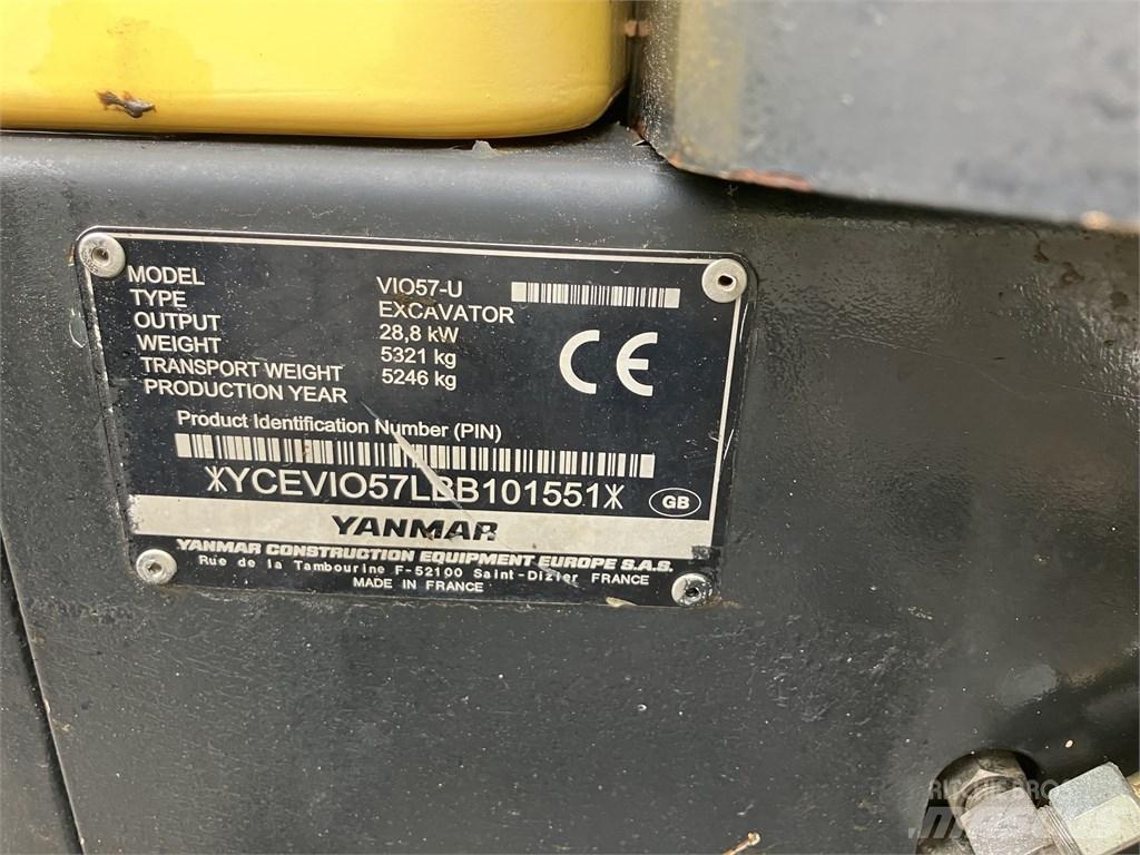 Yanmar Vio 57 U Mini Escavadoras <7t