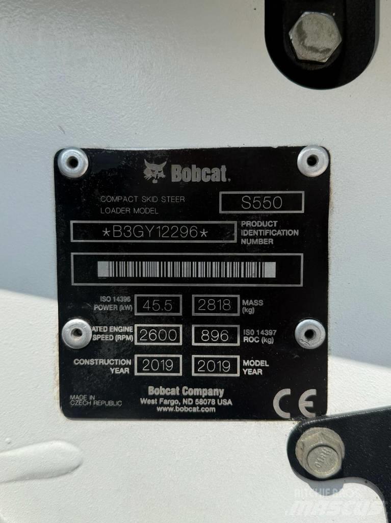 Bobcat S 550 Carregadoras de direcção deslizante