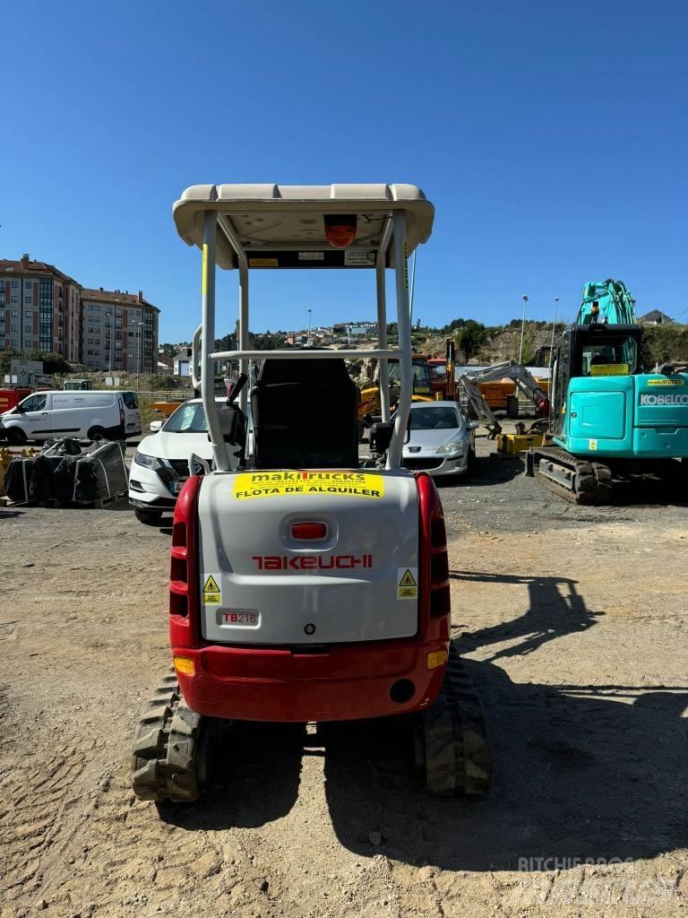 Takeuchi TB216 Mini Escavadoras <7t
