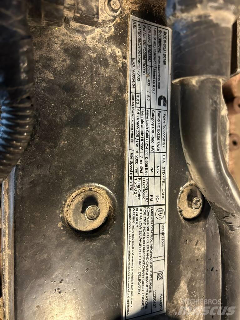 Cummins QSB 6.7 Manipuladores de resíduos / indústria