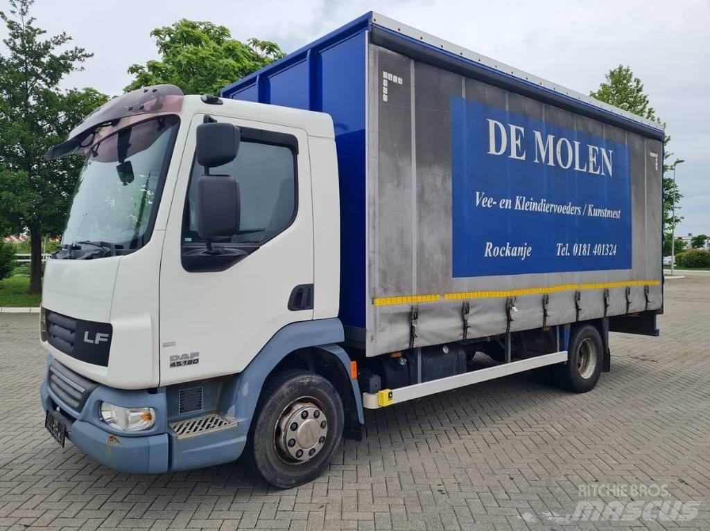 DAF LF 45.180 5.3m Camiões caixa cortinas laterais