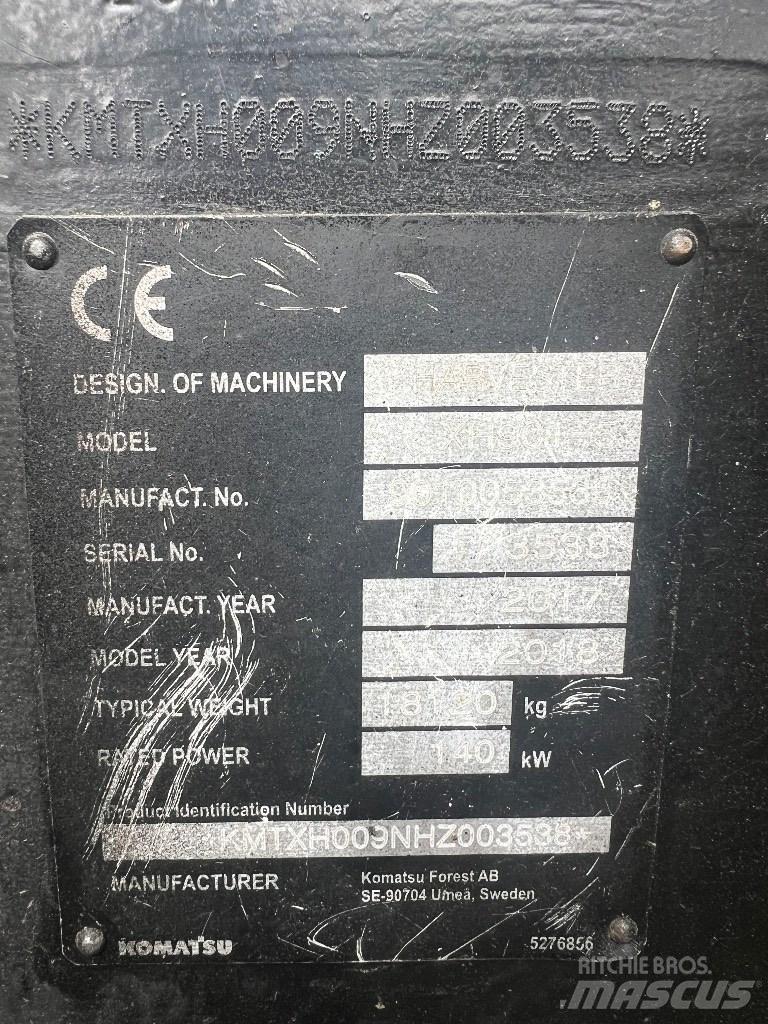 Komatsu 901 Processadores florestais
