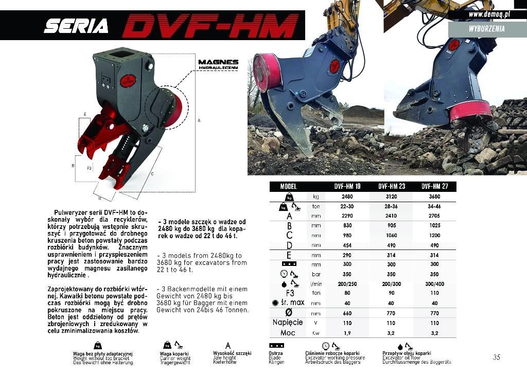  DEMOQ DVF23-HM Britadeiras de construção