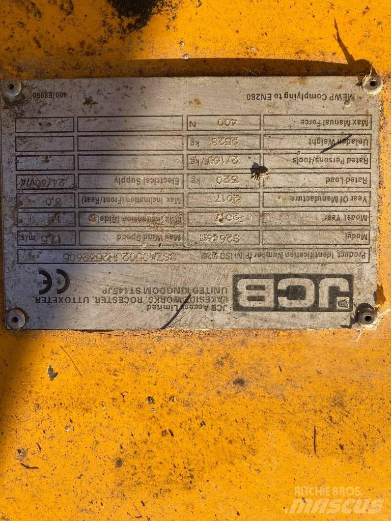 JCB S 2646 E Elevadores de tesoura