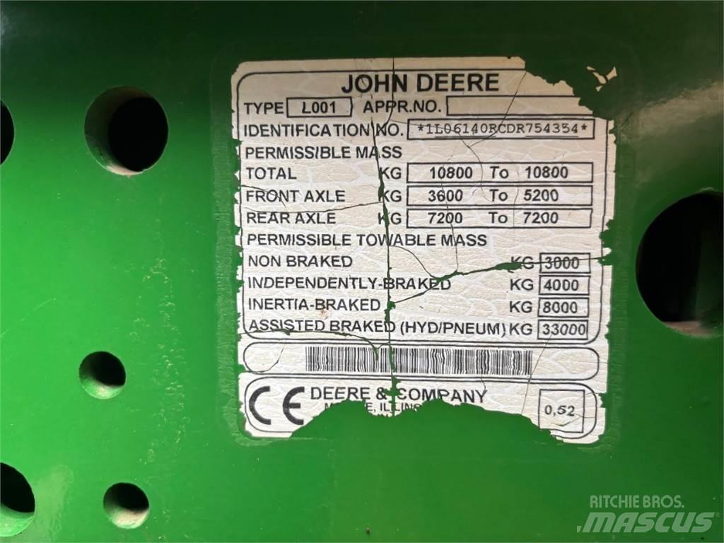 John Deere 6140R Tratores Agrícolas usados