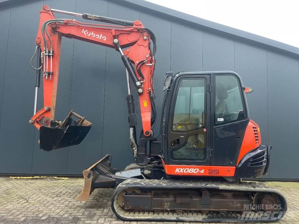 Kubota Kx080-4 Escavadoras Midi 7t - 12t