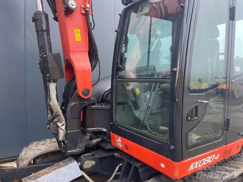 Kubota Kx080-4 Escavadoras Midi 7t - 12t