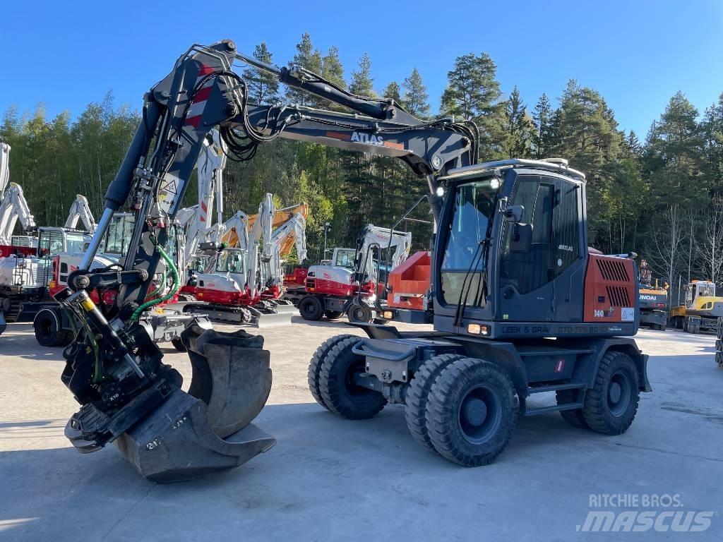 Atlas 140 W Escavadoras de rodas