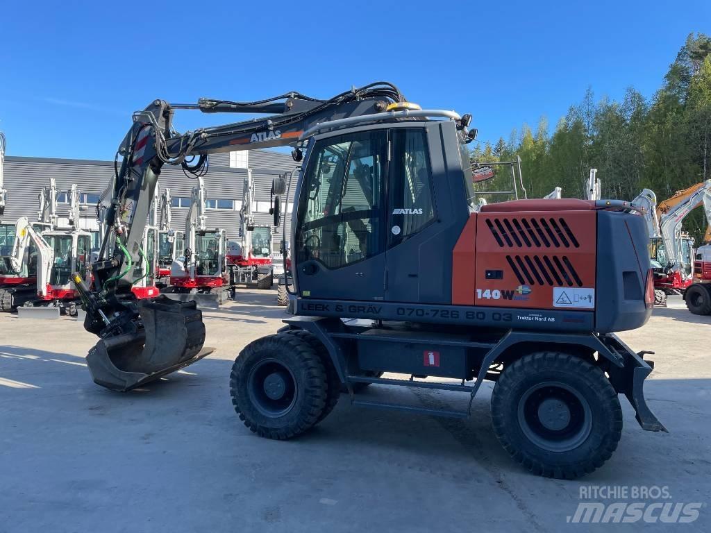Atlas 140 W Escavadoras de rodas