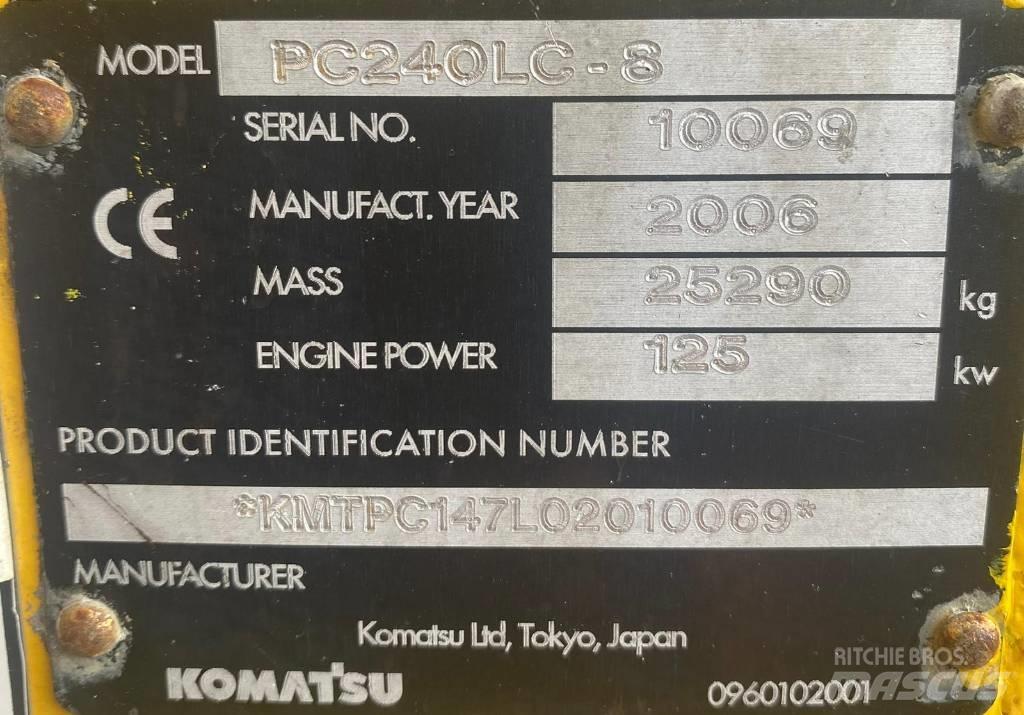 Komatsu PC 240 LC-8 Escavadoras de rastos