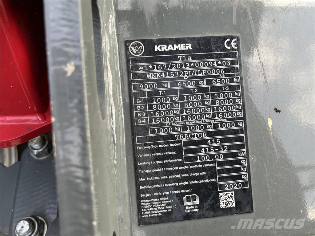 Kramer KT356 Telescópicas para Agricultura