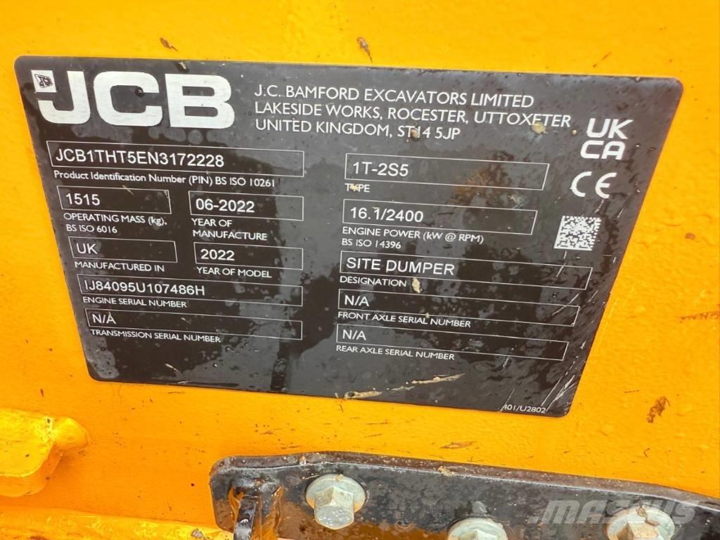 JCB 1 T-2S5 Dumpers de obras