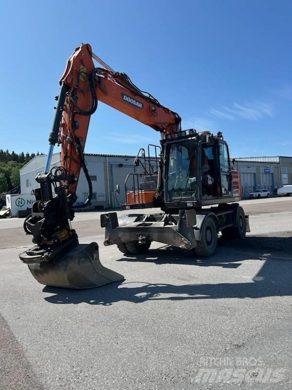 Doosan DX 160 w-5 Escavadoras de rodas