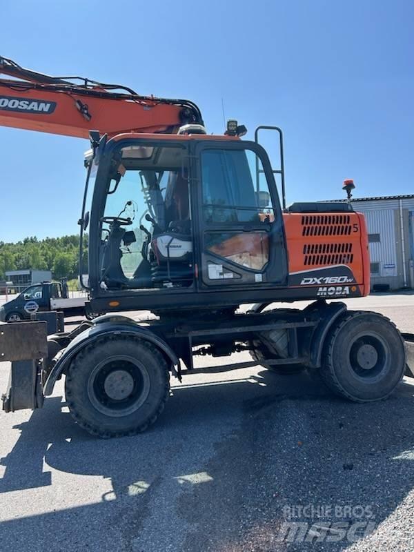Doosan DX 160 w-5 Escavadoras de rodas