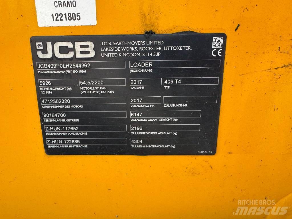 JCB 409 Pás carregadoras de rodas