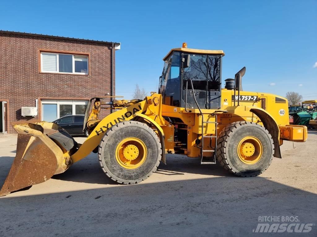 Hyundai HL 757-7 Pás carregadoras de rodas