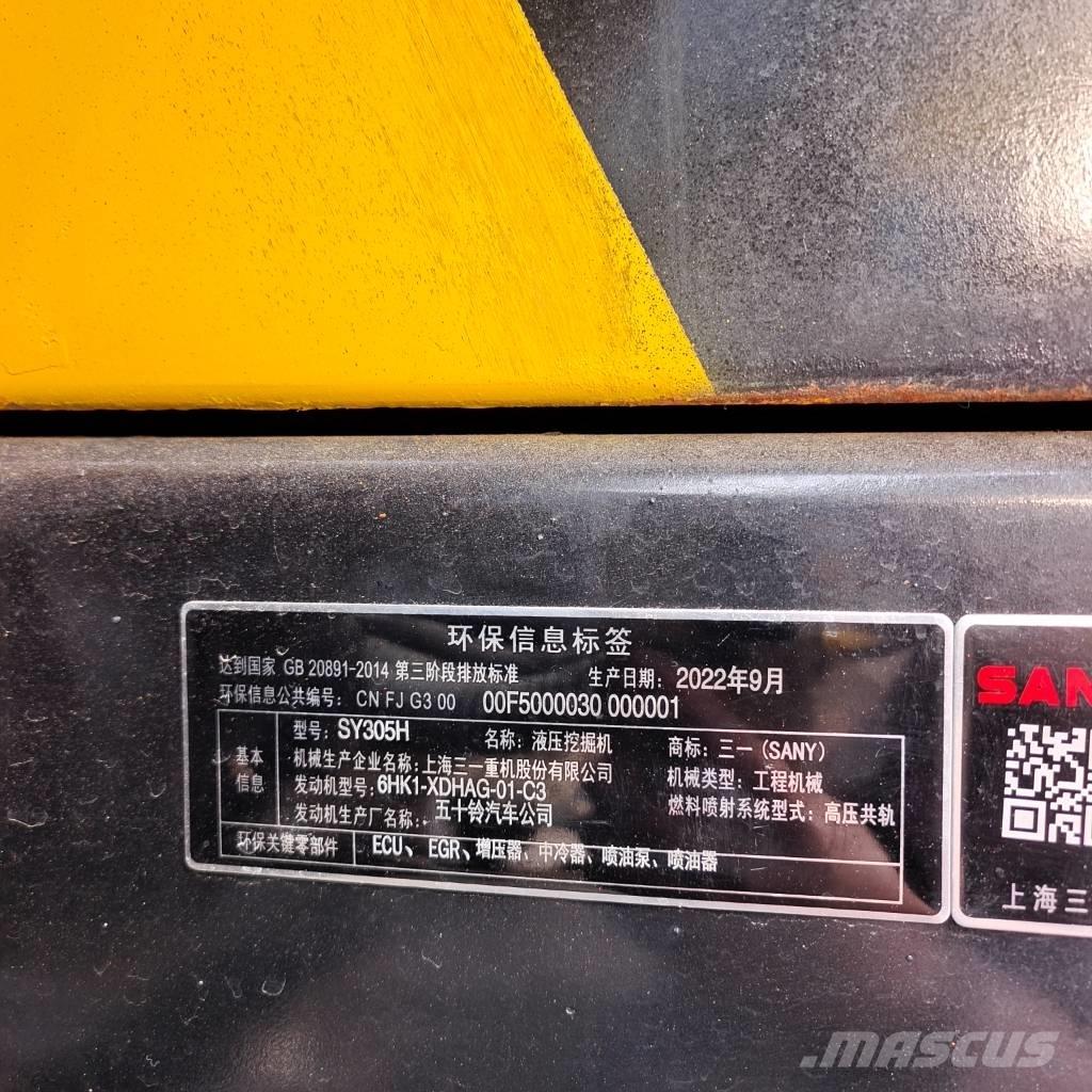 Sany SY 305 H Escavadoras de rastos