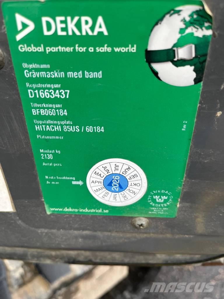 Hitachi ZX 85 US-3 Escavadoras Midi 7t - 12t