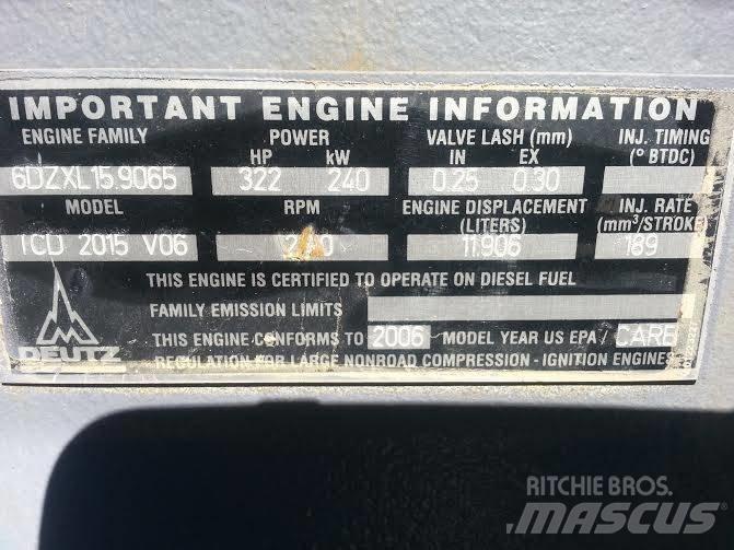 Deutz TCD2015V06 Outros componentes
