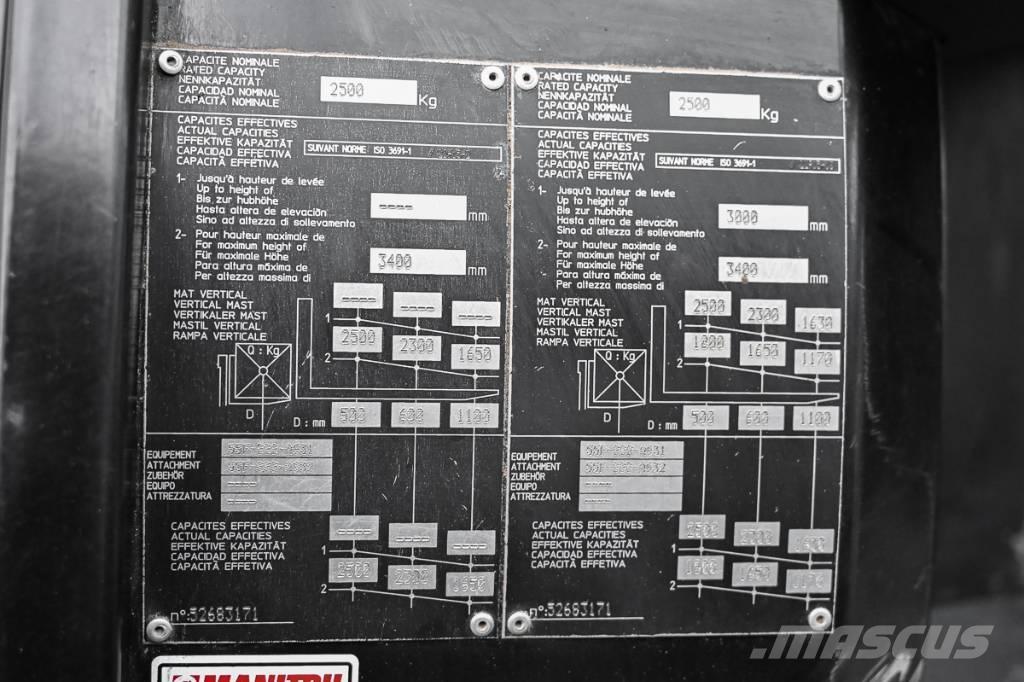 Manitou MC 25-4 Empilhadores Diesel