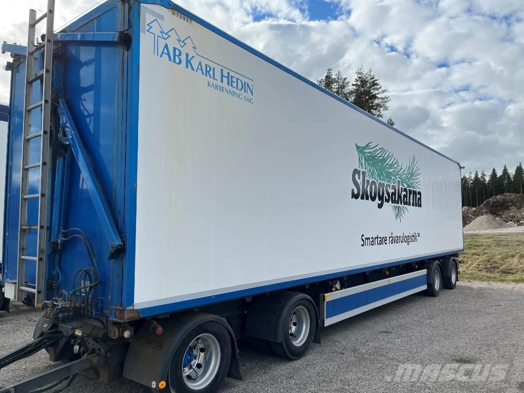  Eksjö 40ton Reboques transporte estilha madeira