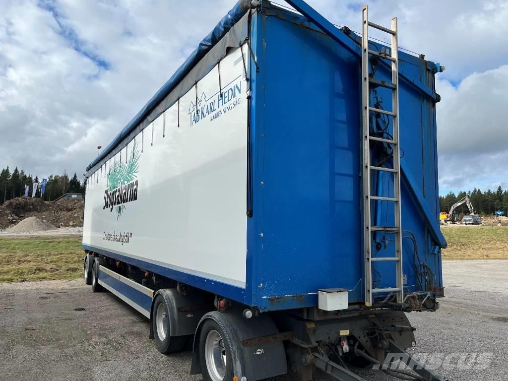  Eksjö 40ton Reboques transporte estilha madeira