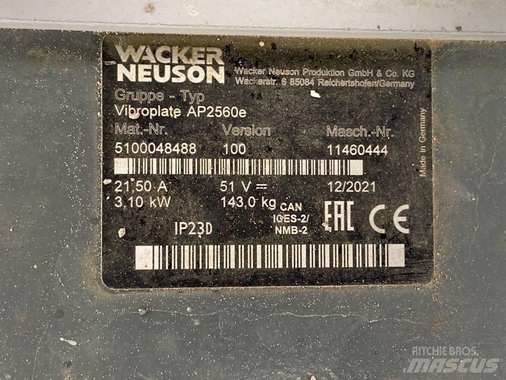 Wacker Neuson AP2560 Placas compactadoras