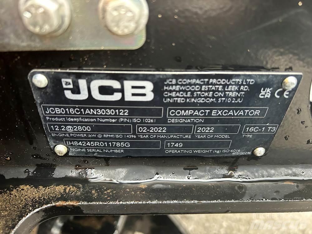 JCB 16C-1 Mini Escavadoras <7t