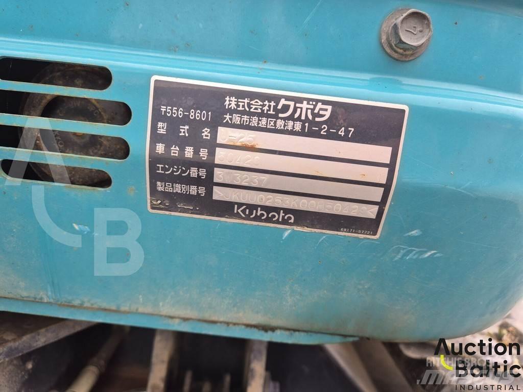 Kubota U 25 Mini Escavadoras <7t