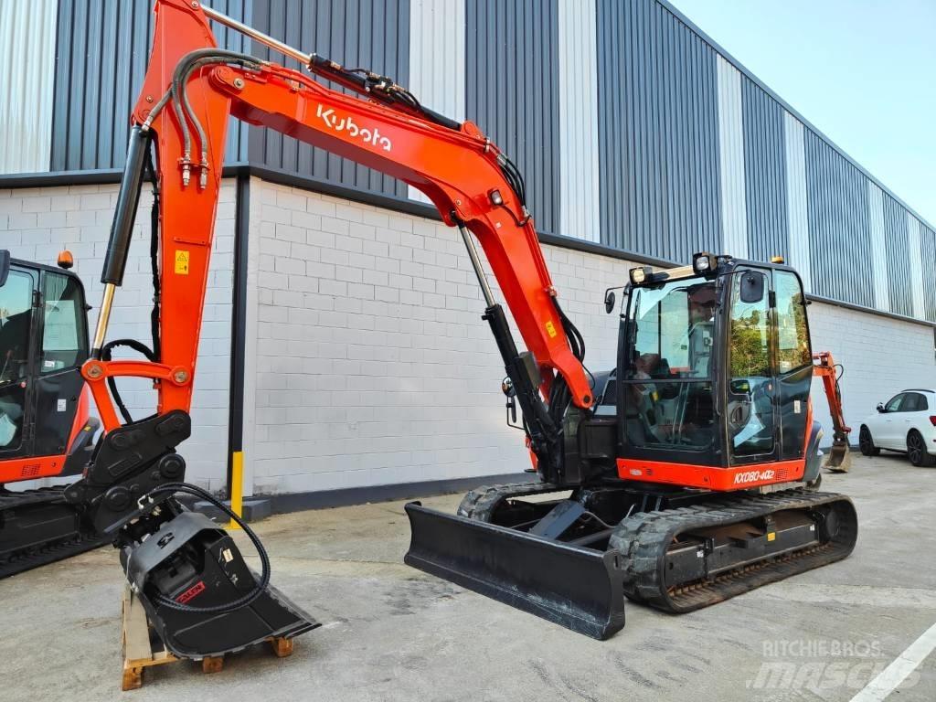Kubota KX080-4a2 Escavadoras Midi 7t - 12t