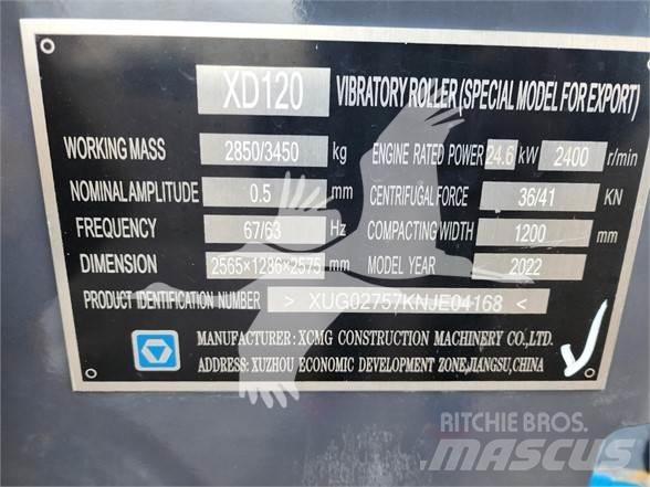 XCMG XD120 Cilindros Compactadores monocilíndricos