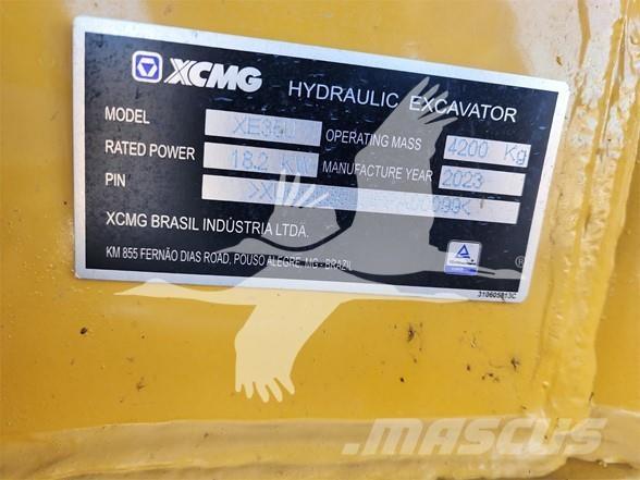 XCMG XE35U Mini Escavadoras <7t