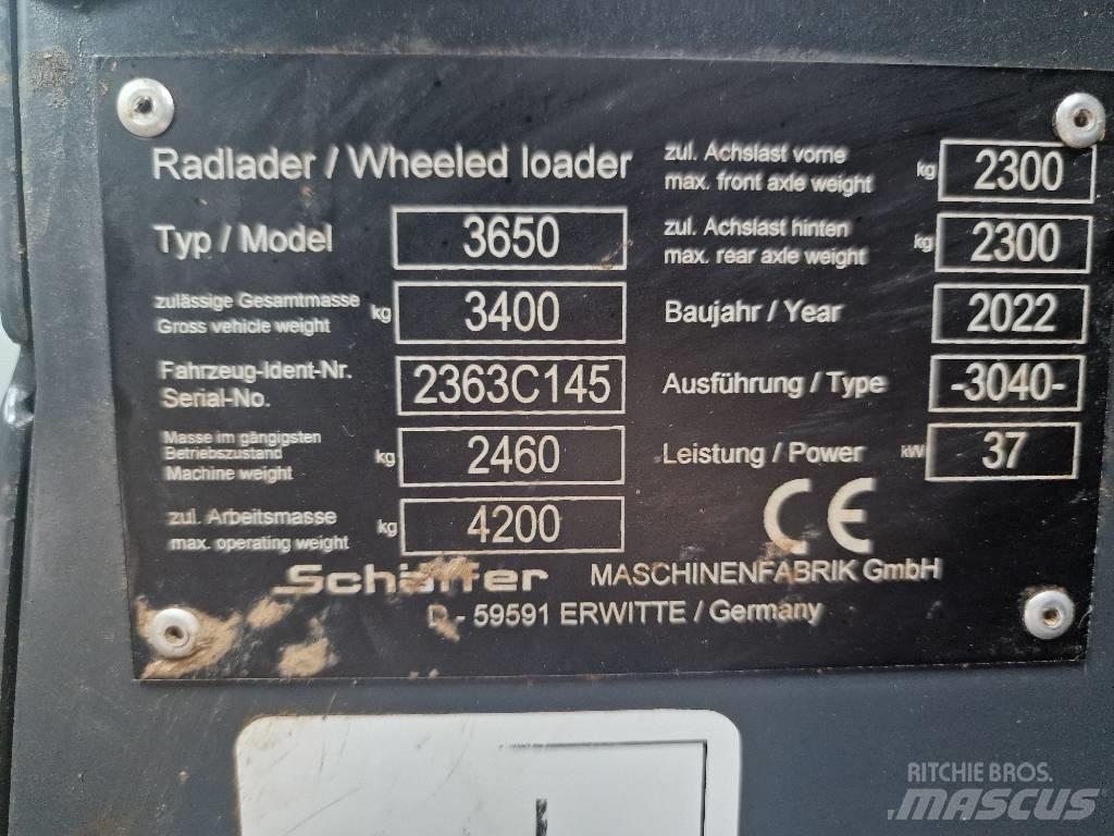 Schäffer 3650 Pás carregadoras de rodas