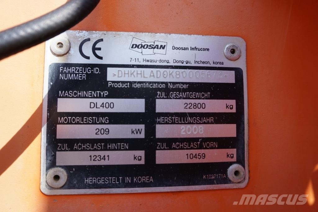 Doosan DL 400 Pás carregadoras de rodas
