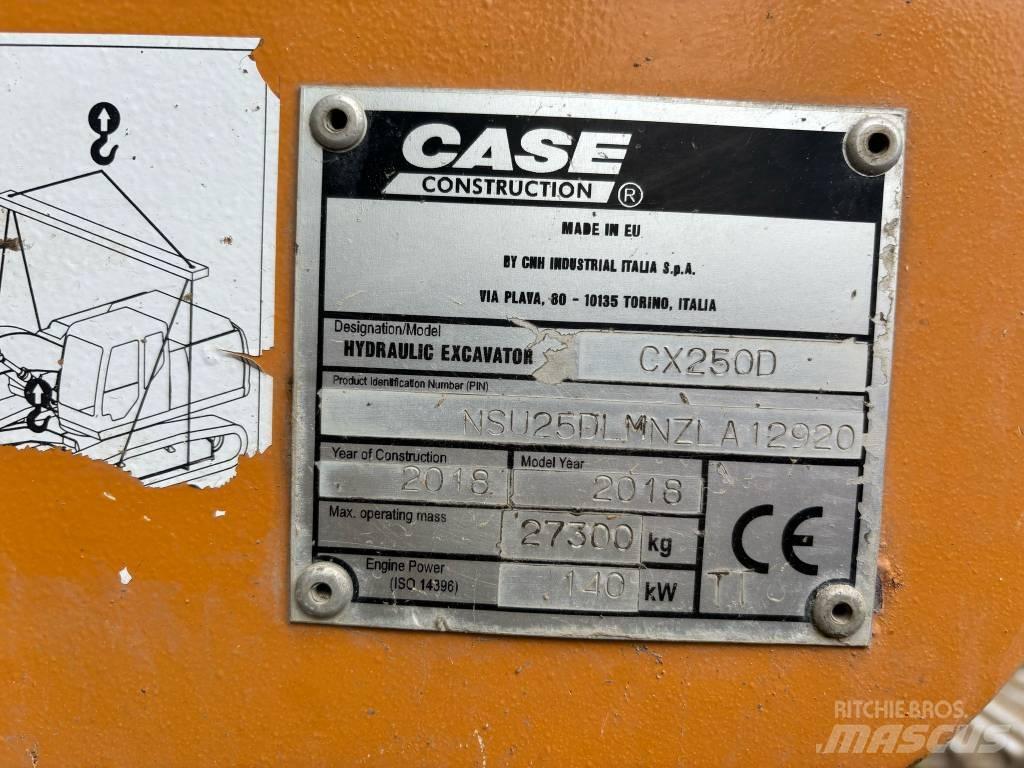 CASE CX 250 D Escavadoras de rastos