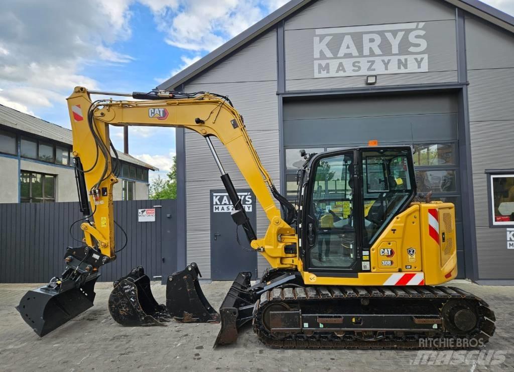 CAT 308 CR Escavadoras Midi 7t - 12t