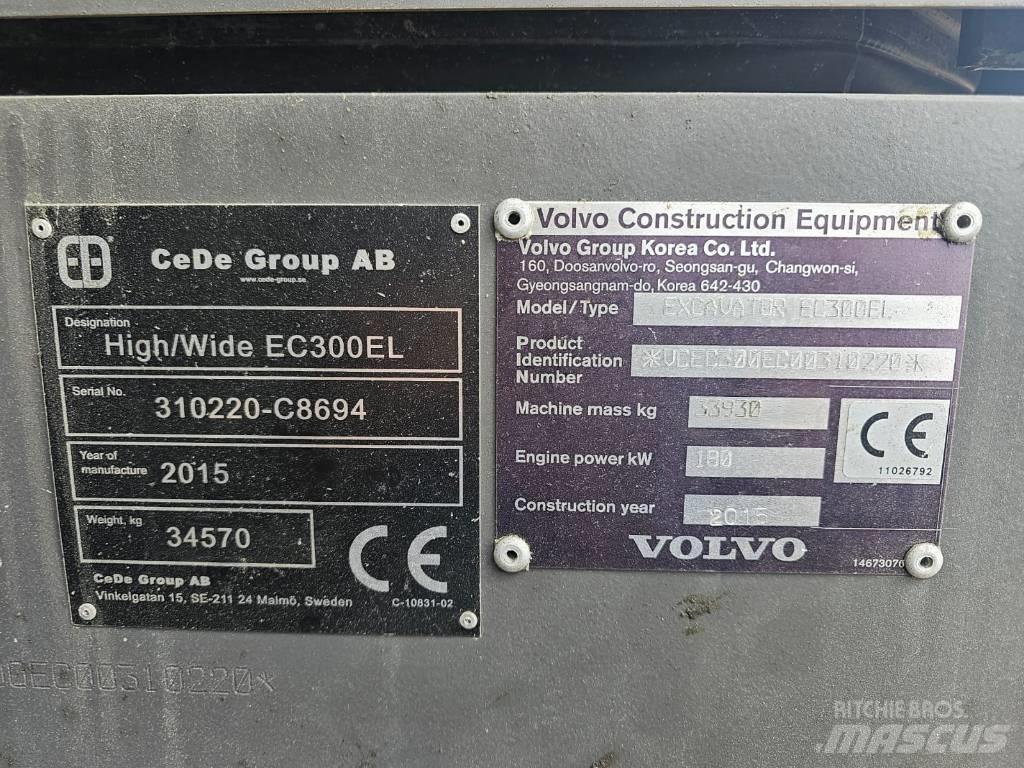 Volvo EC 300 EL Escavadoras de rastos