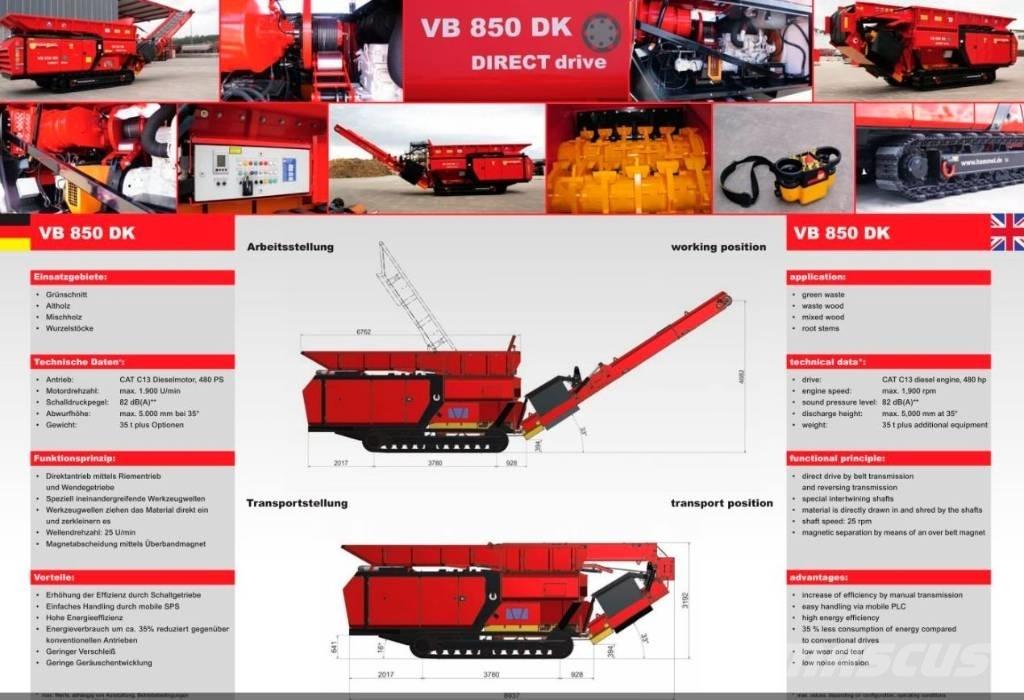 Hammel VB 850 DK Trituradoras de lixo