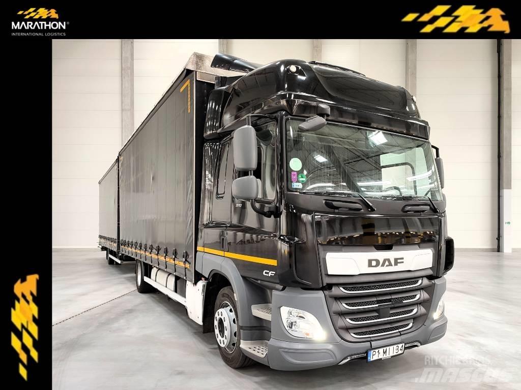 DAF CF 370 FA Camiões caixa cortinas laterais