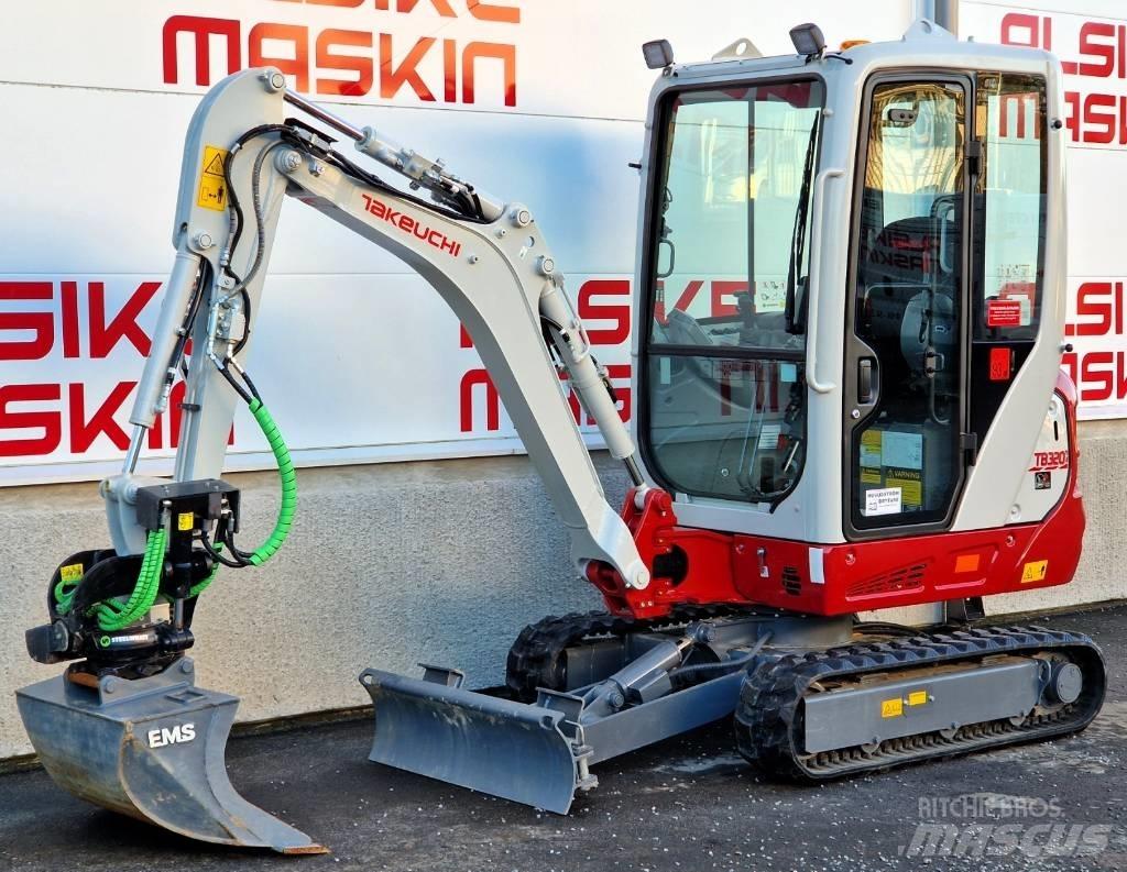Takeuchi TB 320 Mini Escavadoras <7t