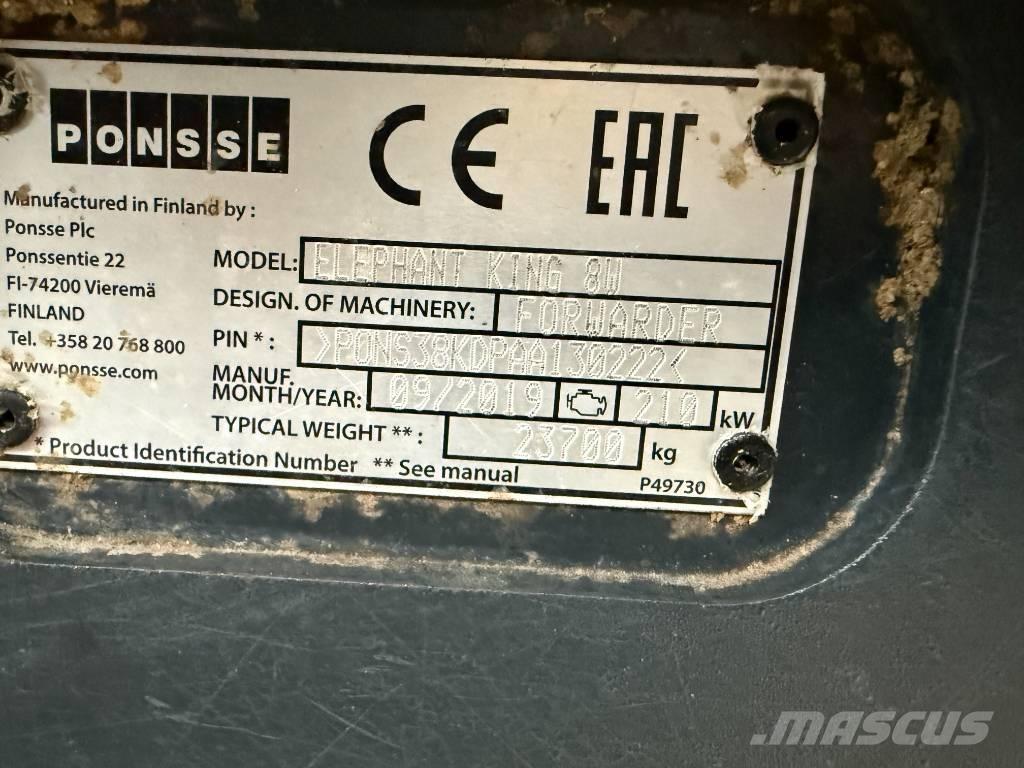 Ponsse Elephant King Forwarders florestais