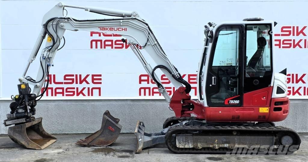 Takeuchi TB 260 Mini Escavadoras <7t