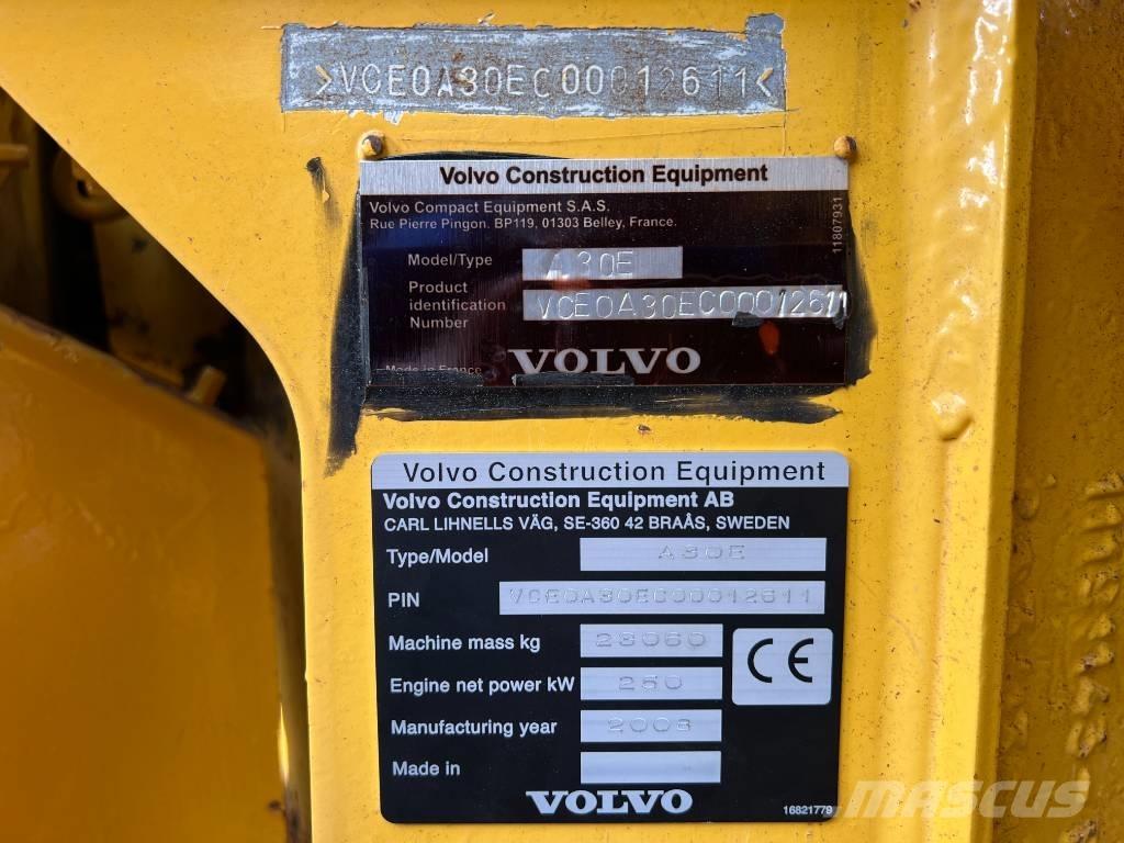 Volvo A30E Camiões articulados