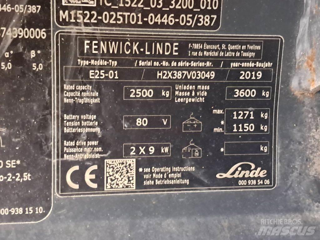 Linde E25-01 Empilhadores eléctricos
