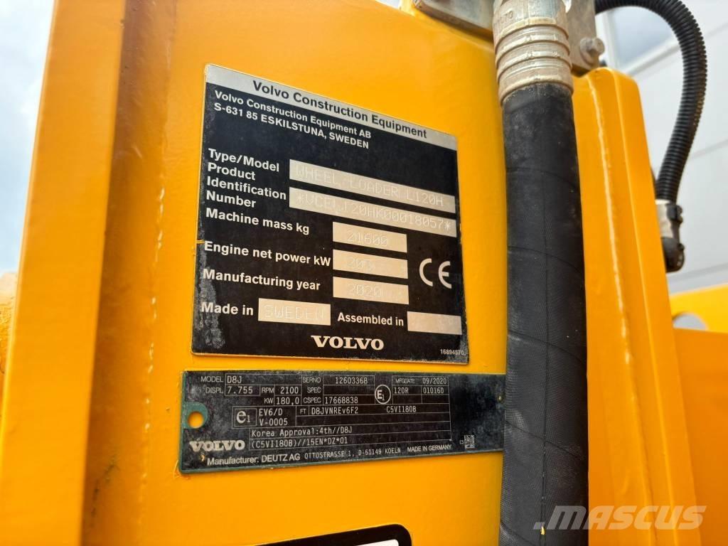 Volvo L 120 H Pás carregadoras de rodas