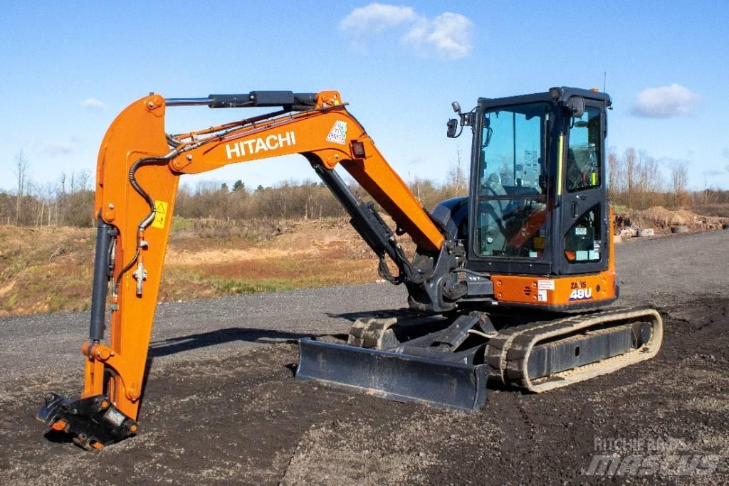 Hitachi ZX48U Mini Escavadoras <7t