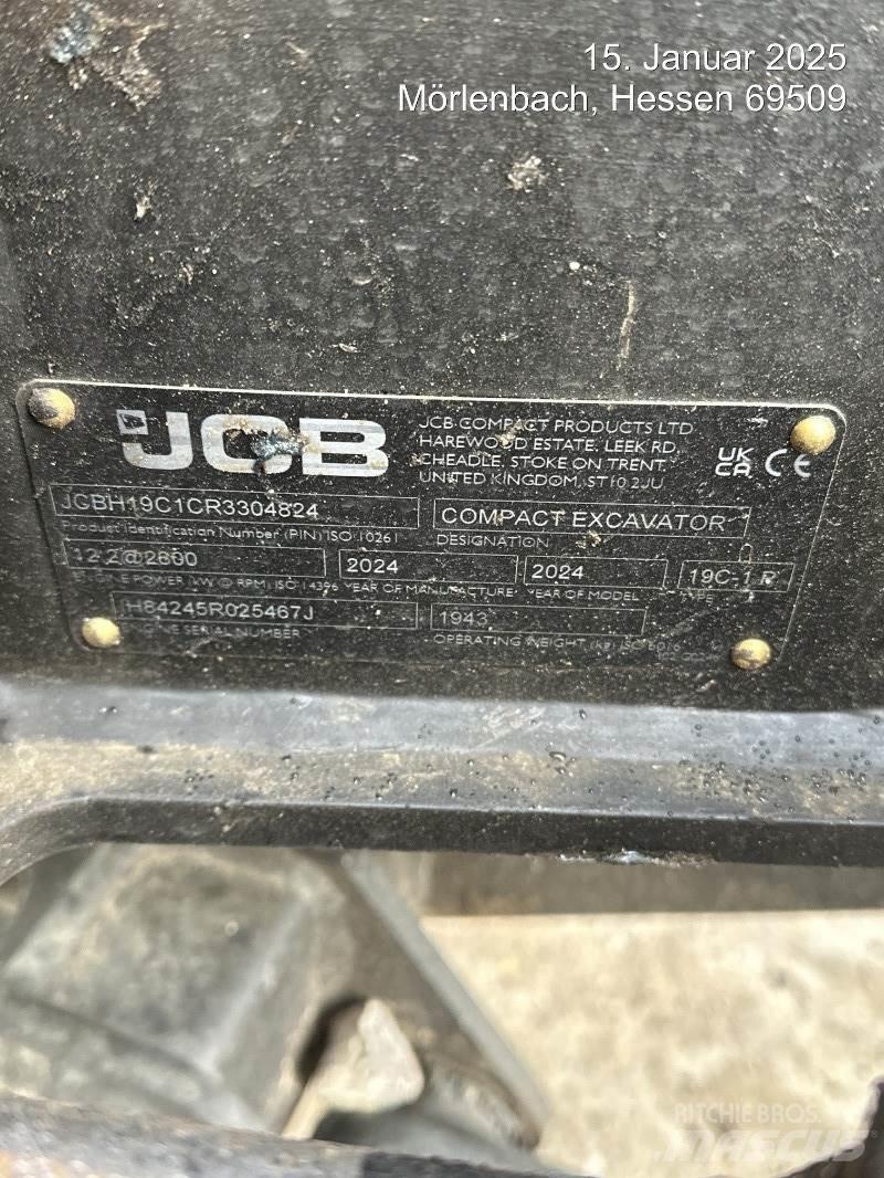 JCB 19C-1 Mini Escavadoras <7t